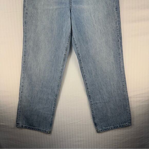 Blanc NYC The Baxter Denim Jeans Light Wash Women’s Size 6 Ribcage Straight Leg - Picture 2 of 8